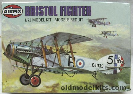 Airfix 1/72 Bristol Fighter F.2B (F-2B) - RAF  'A' Flight No 5 Sqn Tank Northwestern India 1925, 61005-0 plastic model kit